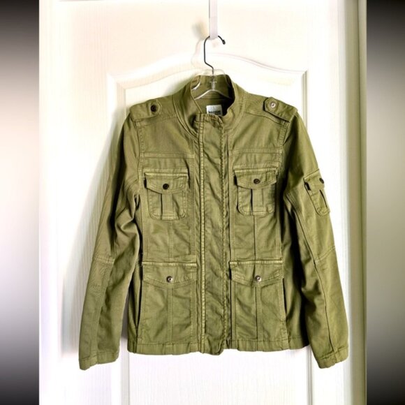 Kensie Olive Utility Jacket for Women - Picture 1 of 3